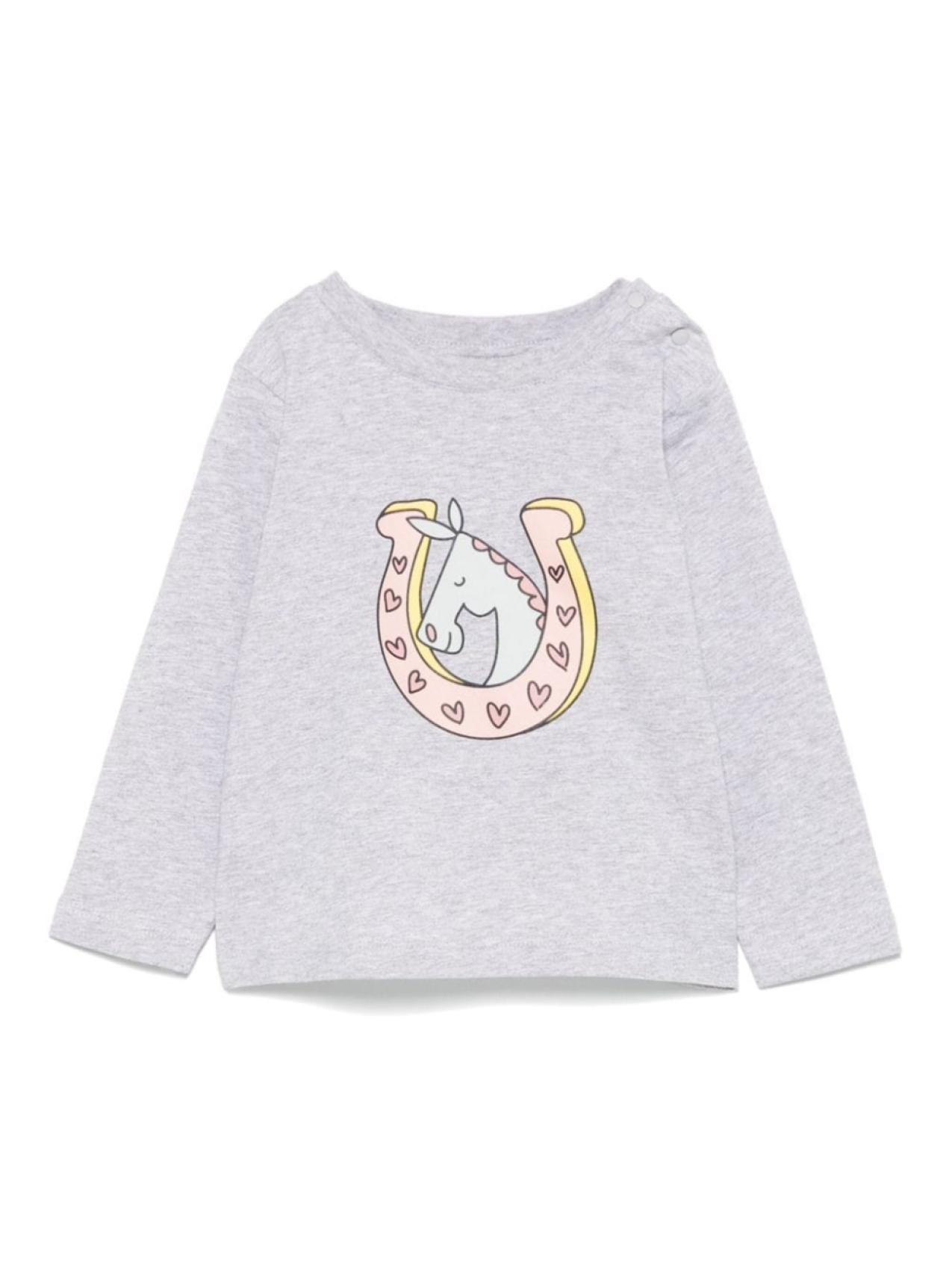 

Stella McCartney Kids футболка с принтом, серый