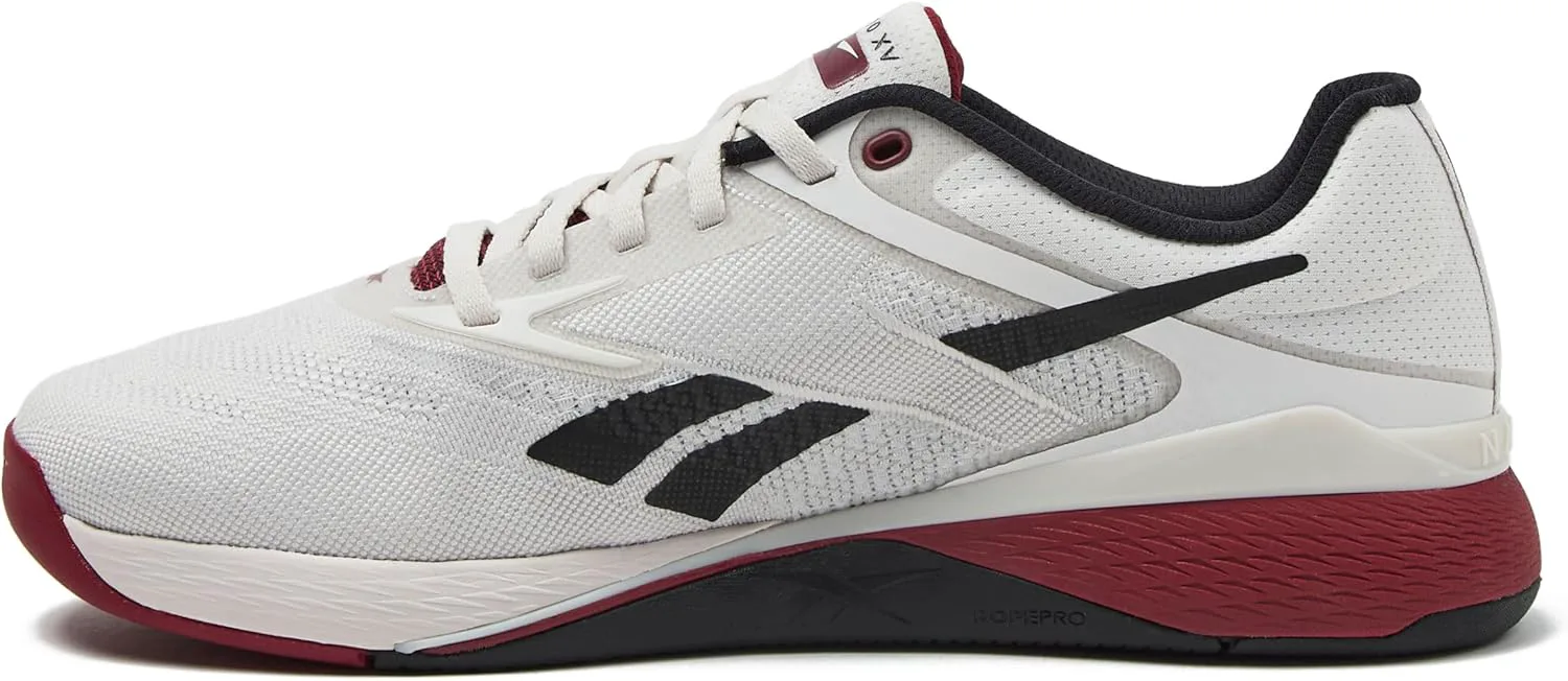 Мужские кроссовки Reebok Nano X5, для кросс-тренинга и легкого бега, серый/красный/черный — фото 3