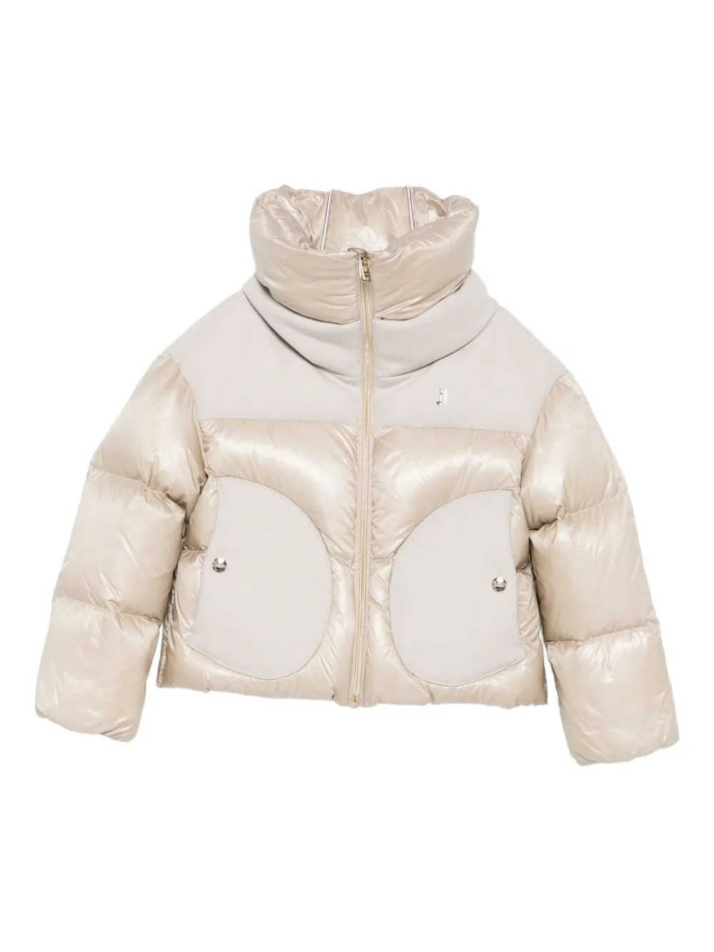 

Стеганая куртка со вставками Herno Kids, нейтральный