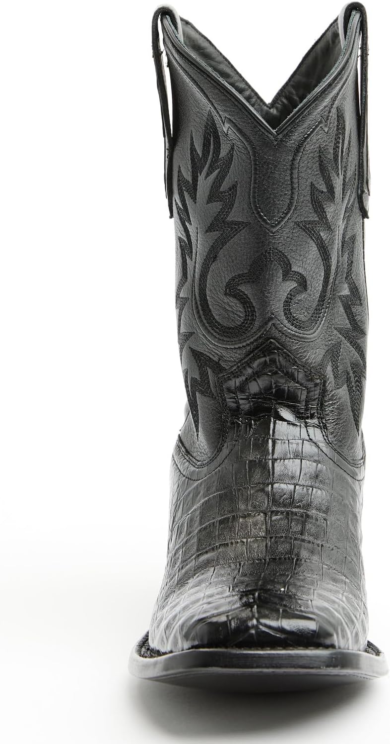 Мужские ковбойские сапоги Cody James Black 1978 года «The Hayward Exotic Caiman Belly Western Boot - Bbxfa25l3» — фото 4