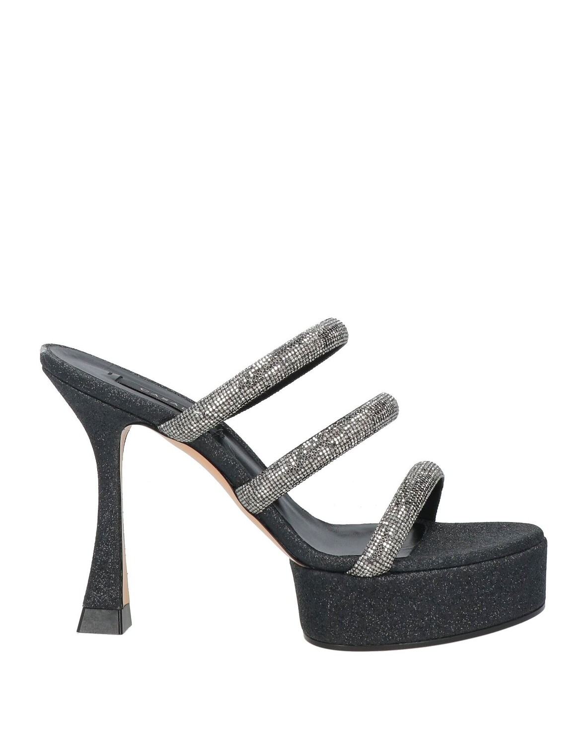 Сандалии Casadei, серебро