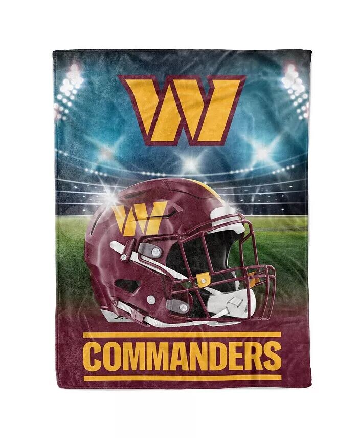 

Одеяло для освещения стадиона Washington Commanders 60 x 80 дюймов Logo Brands, мультиколор