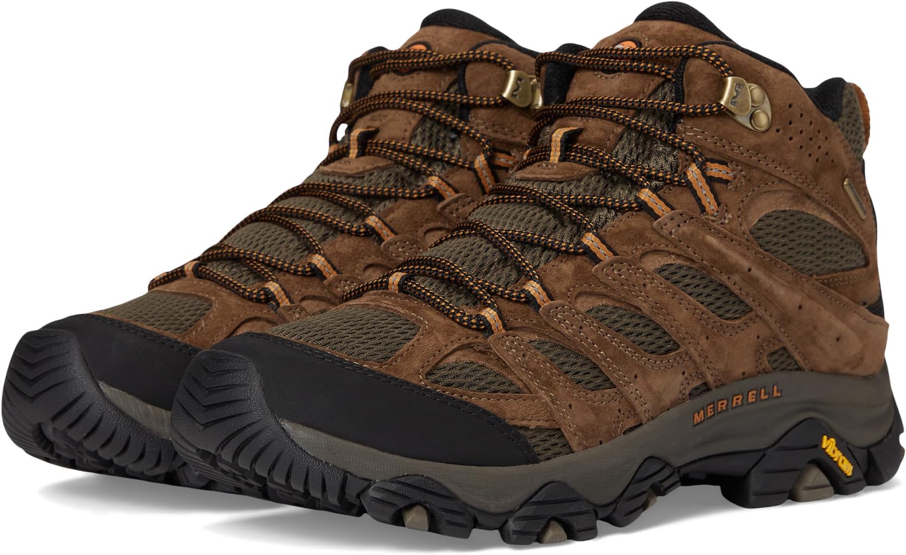 

Походные ботинки Merrell Moab 3 Mid Waterproof, цвет Earth 1
