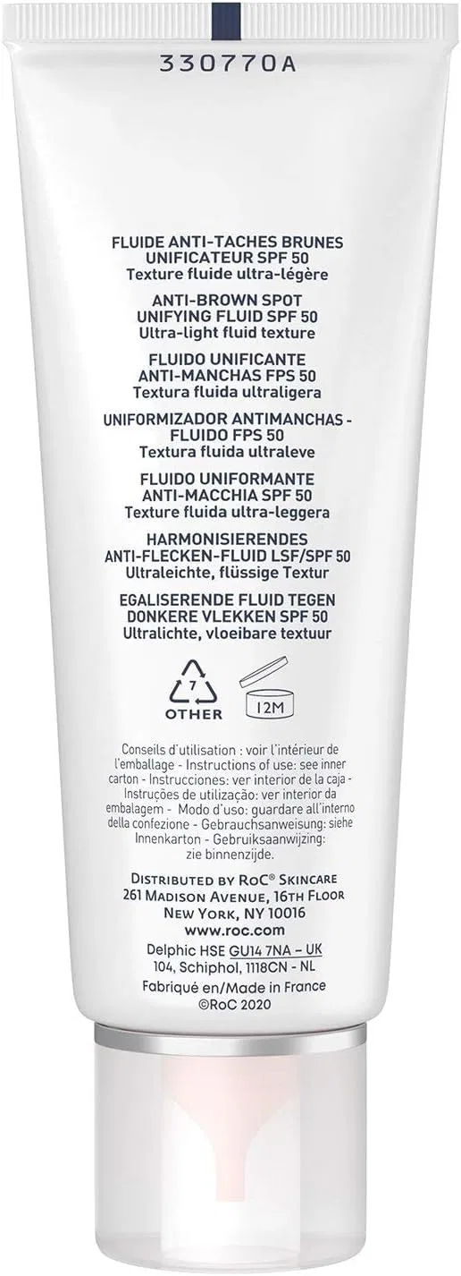 Солнцезащитный флюид RoC Soleil Protect Anti Brown Spot Unifying Fluid SPF 50+ с витамином C, 50 мл Roc — фото 3