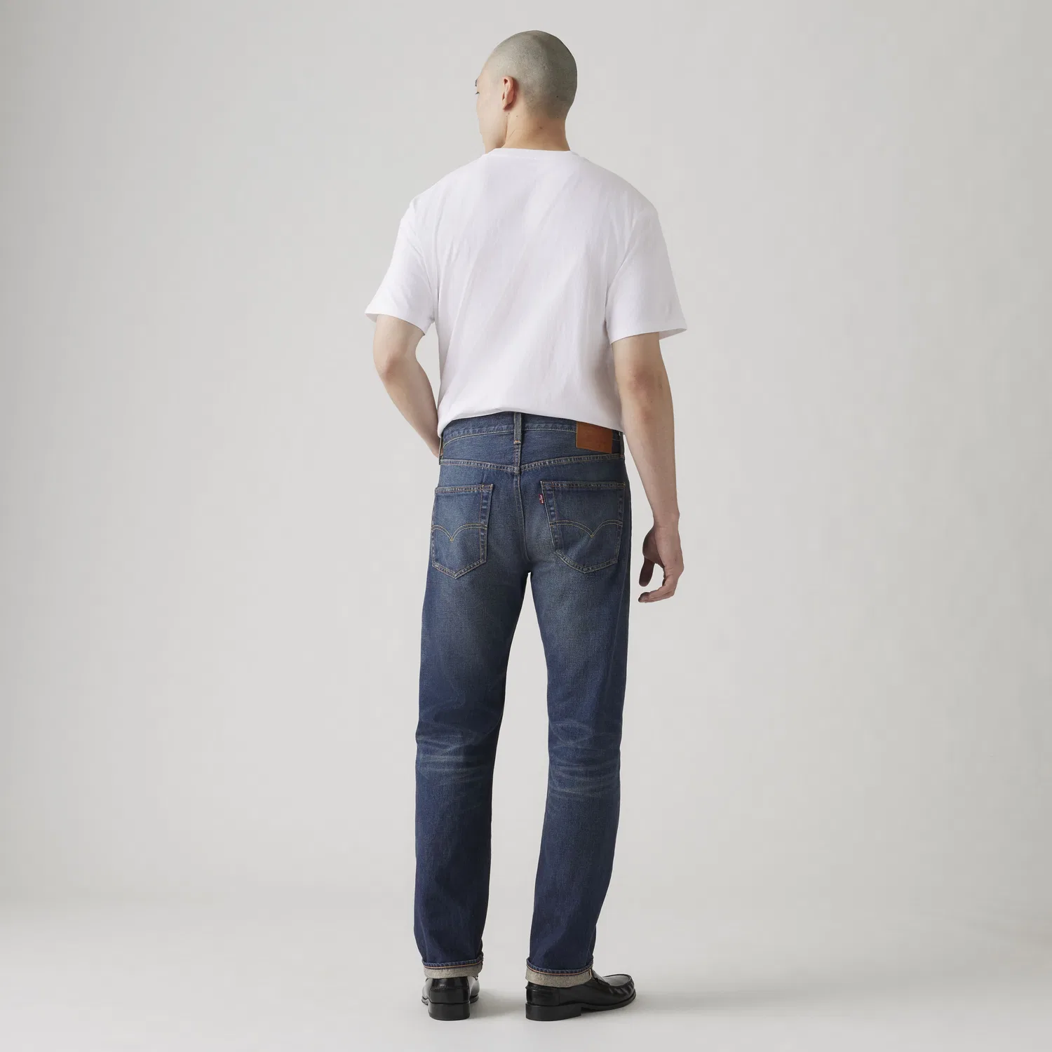 Мужские джинсы 501 Original Selvedge Levi's, Dark Wash — фото 3