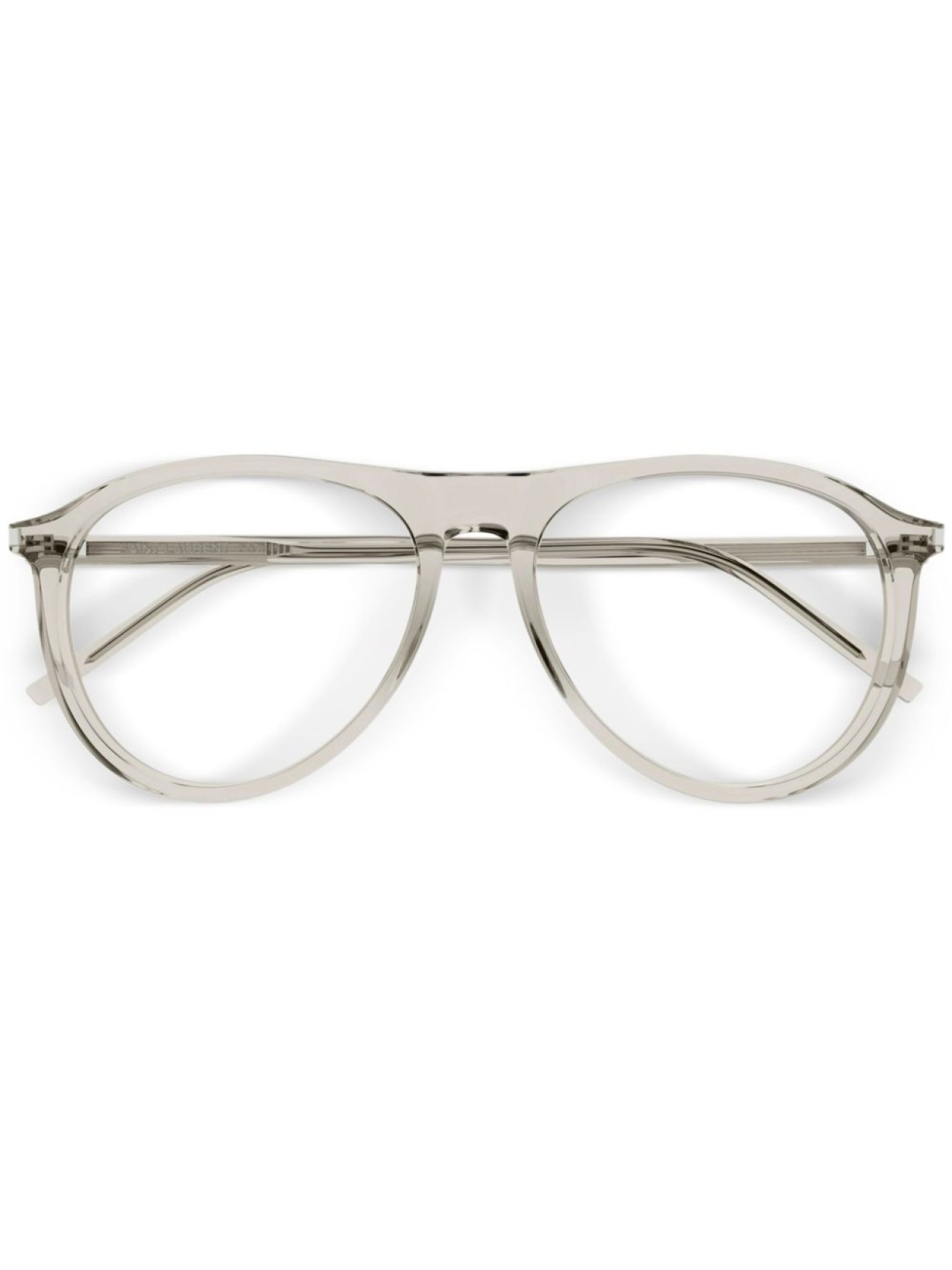 

Saint Laurent Eyewear очки в круглой оправе, нейтральный