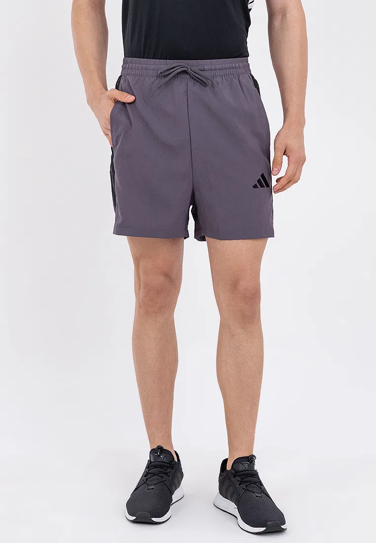 Шорты спортивные, 13 см, Essentials 3-Stripes Chelsea, adidas, серый