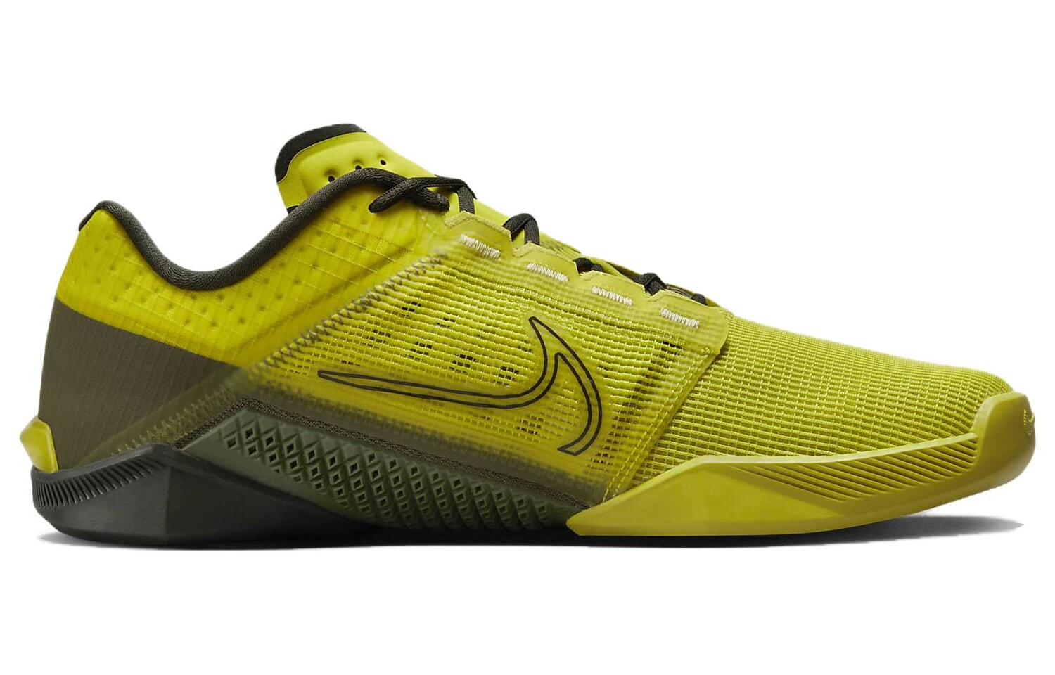 Кроссовки Nike Zoom Metcon Turbo 2 мужские, High Voltage/Medium Olive/Luminous Green/Sequoia — фото 2