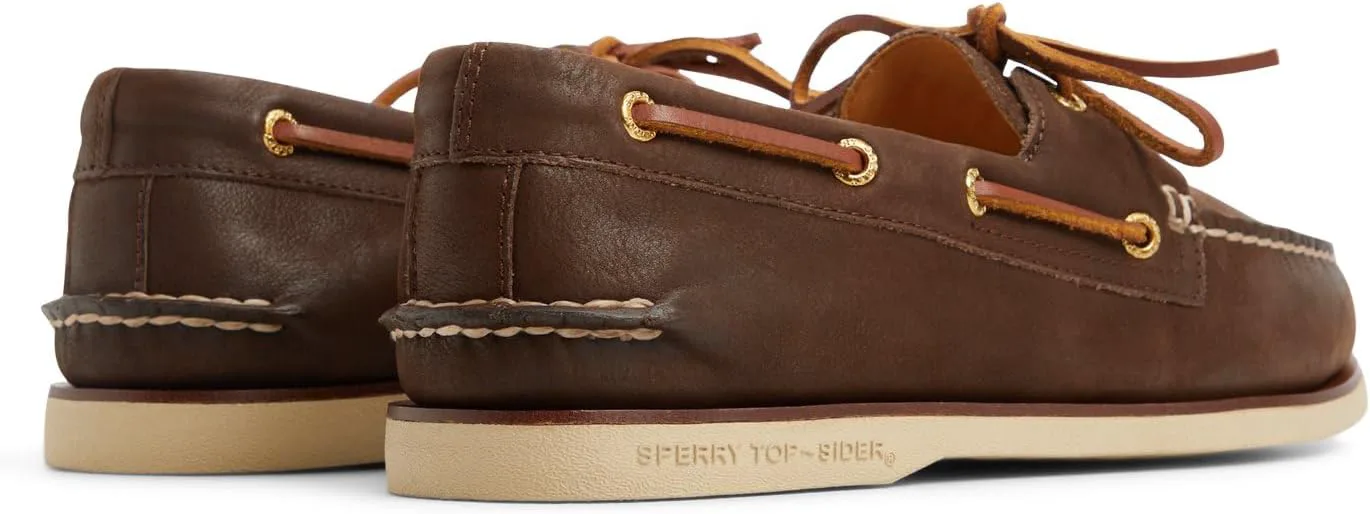 Мужские топсайдеры Sperry Gold Cup Authentic Original с двумя отверстиями, коричневый — фото 3
