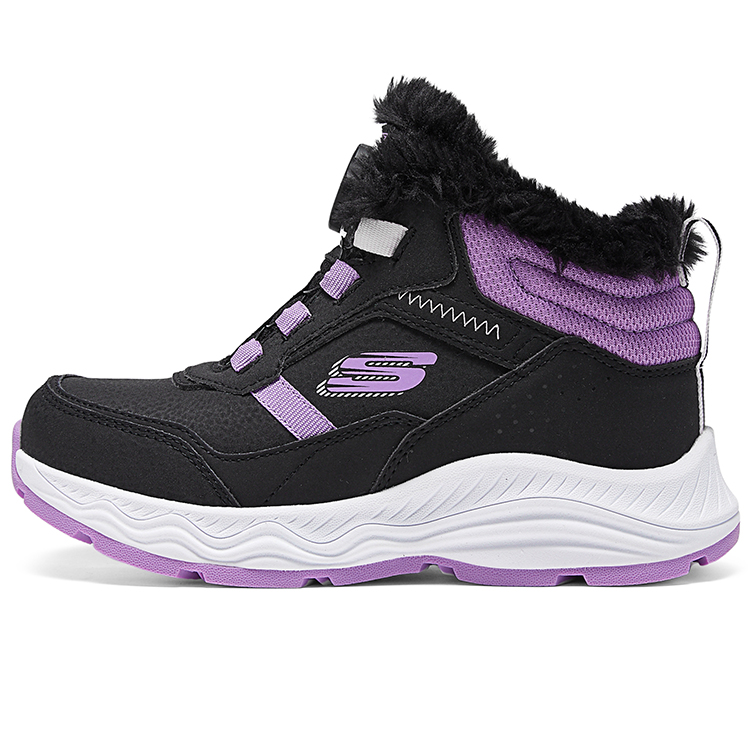 

Зимние ботинки для детей Skechers Kids, черный/фиолетовый