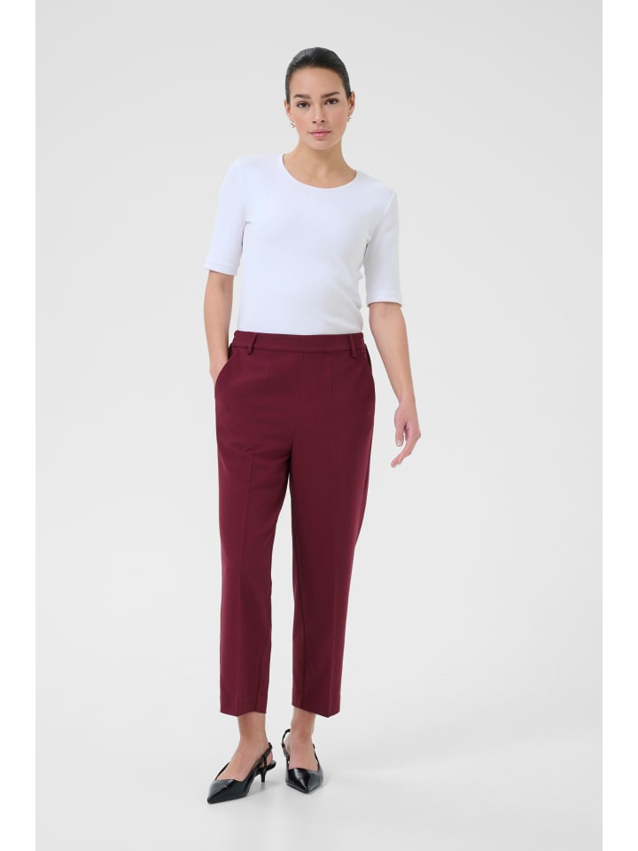 

Kaffe Брюки KAsakura Casual fit, цвет Windsor Wine