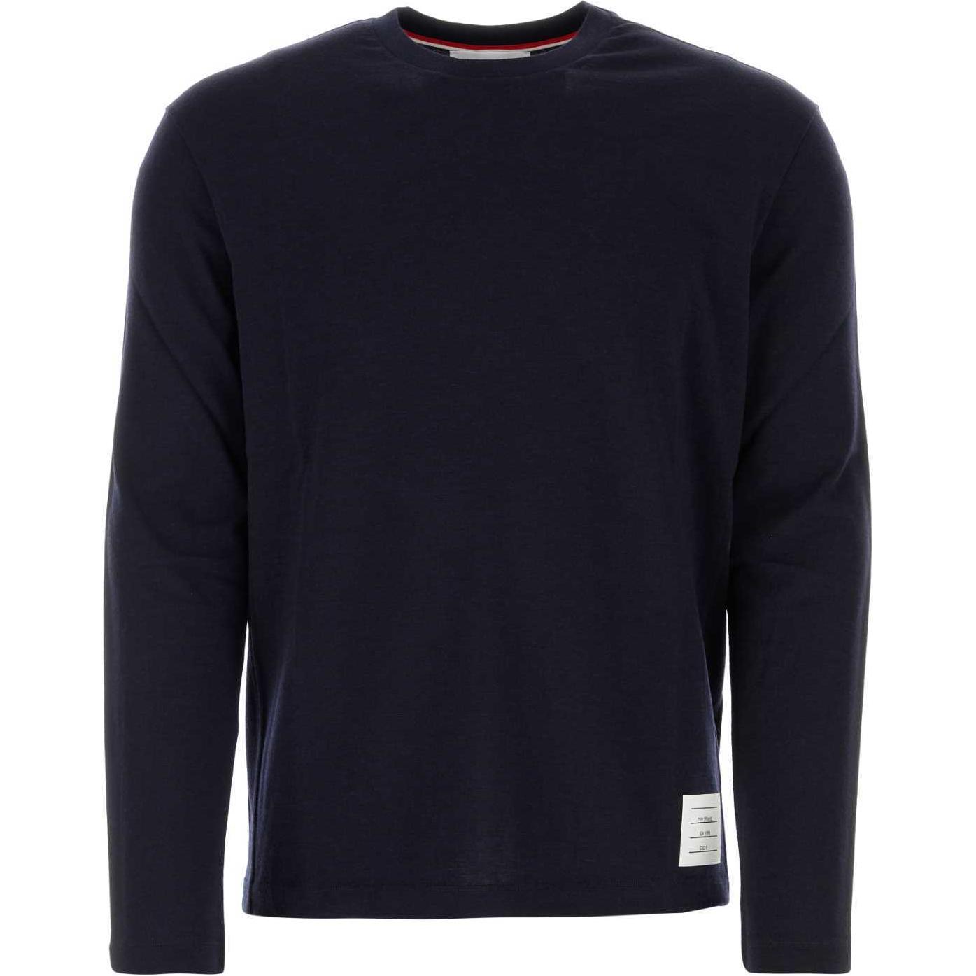 

Футболка с полосками Jersey 4 Bar THOM BROWNE, синий