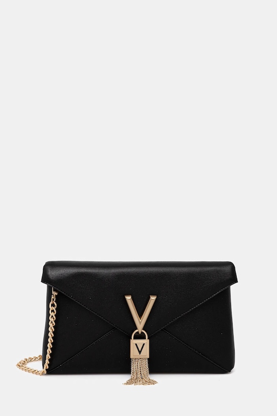 

Кожаный клатч Valentino Bags, черный