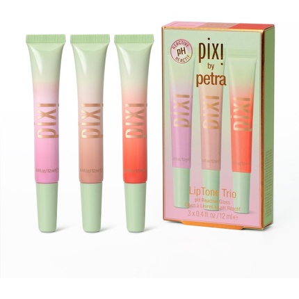 

Набор из трех помад Beauty Liptone Trio Naturals - оттенки красоты и естественности Pixi