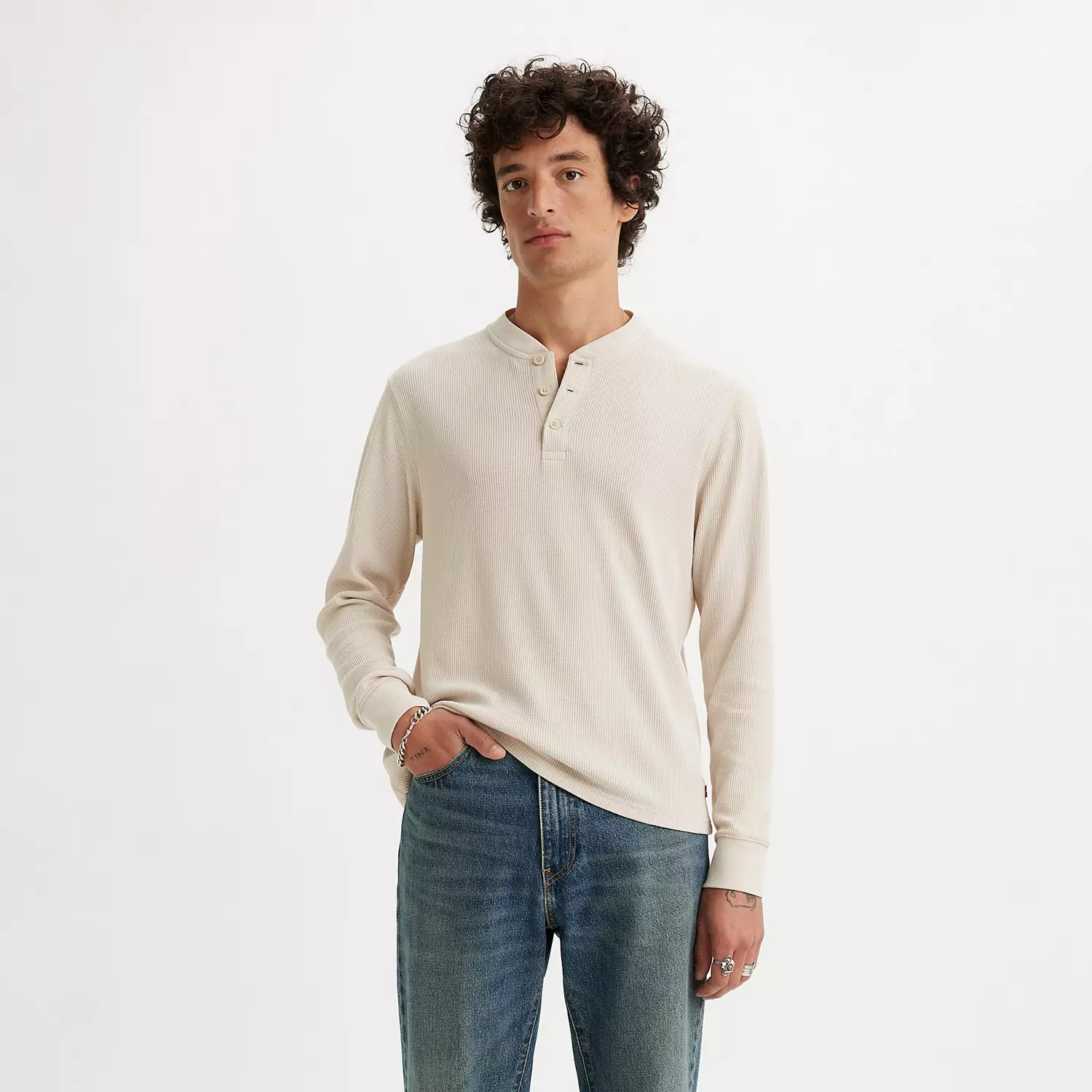

Термобелье с длинными рукавами Levi's, серый
