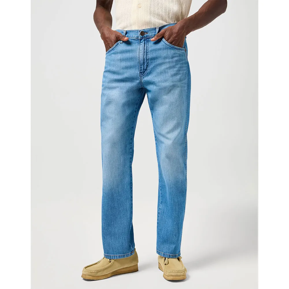 

Джинсы Wrangler Frontier 5 Pocket Relaxed Fit, синий