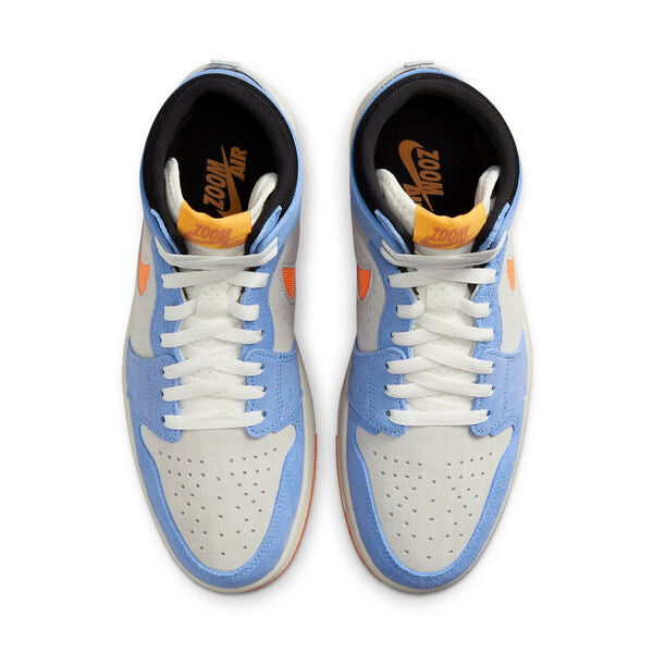 Кроссовки 1 высокие зум см фут 2 Air Jordan, синий — фото 4