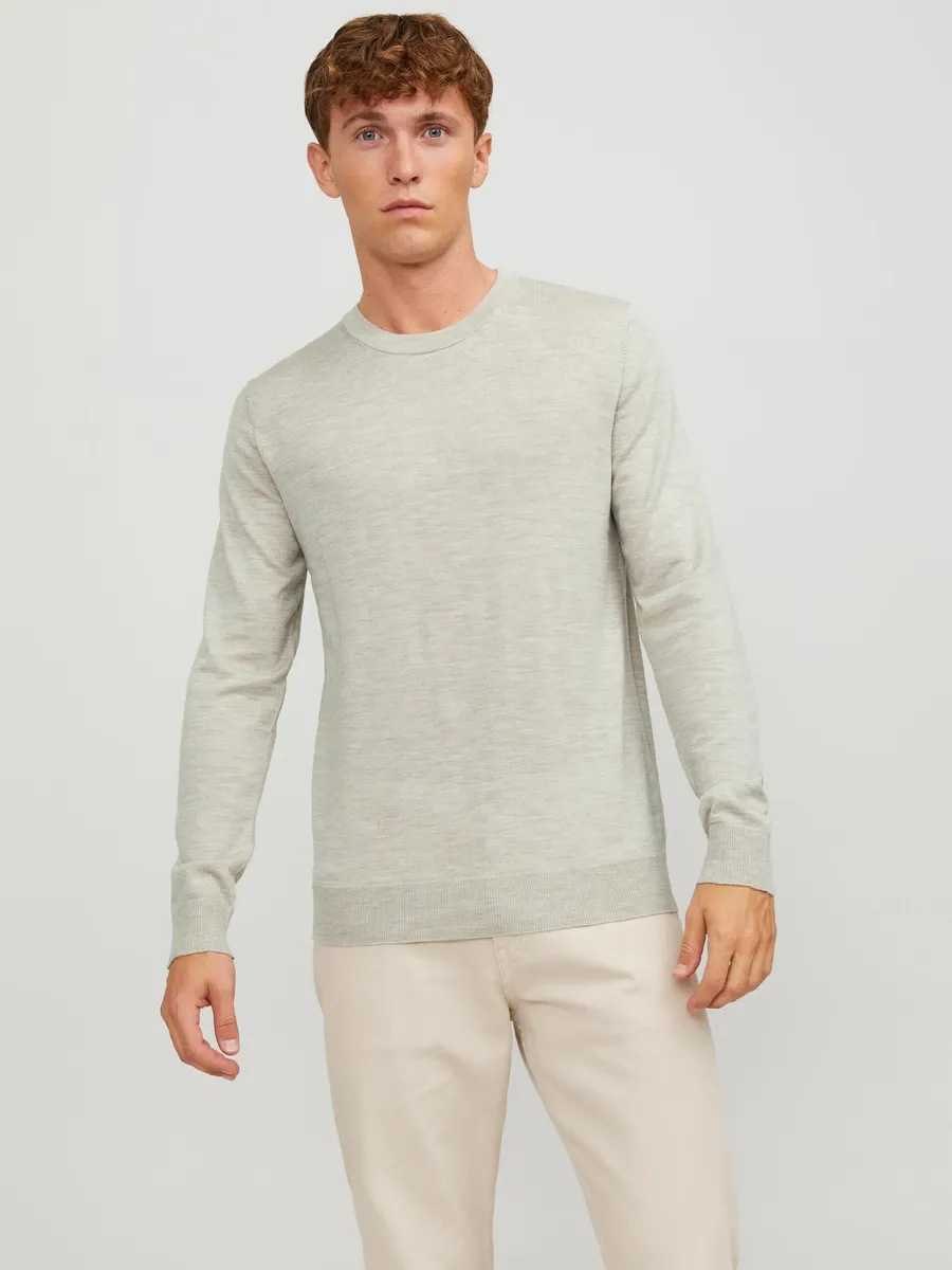 

Свитер Jack & Jones с круглым вырезом "JPRBLAMARK MERINO KNIT CREW NECK LN", цвет Pure Cashmere