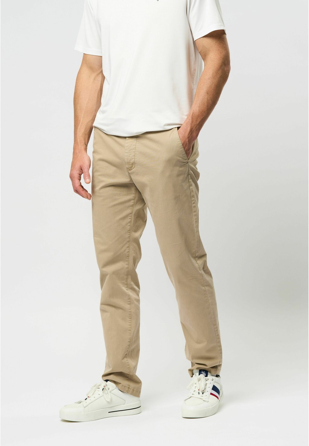 

Чиносы FABIO U.S. Polo Assn., бежевый