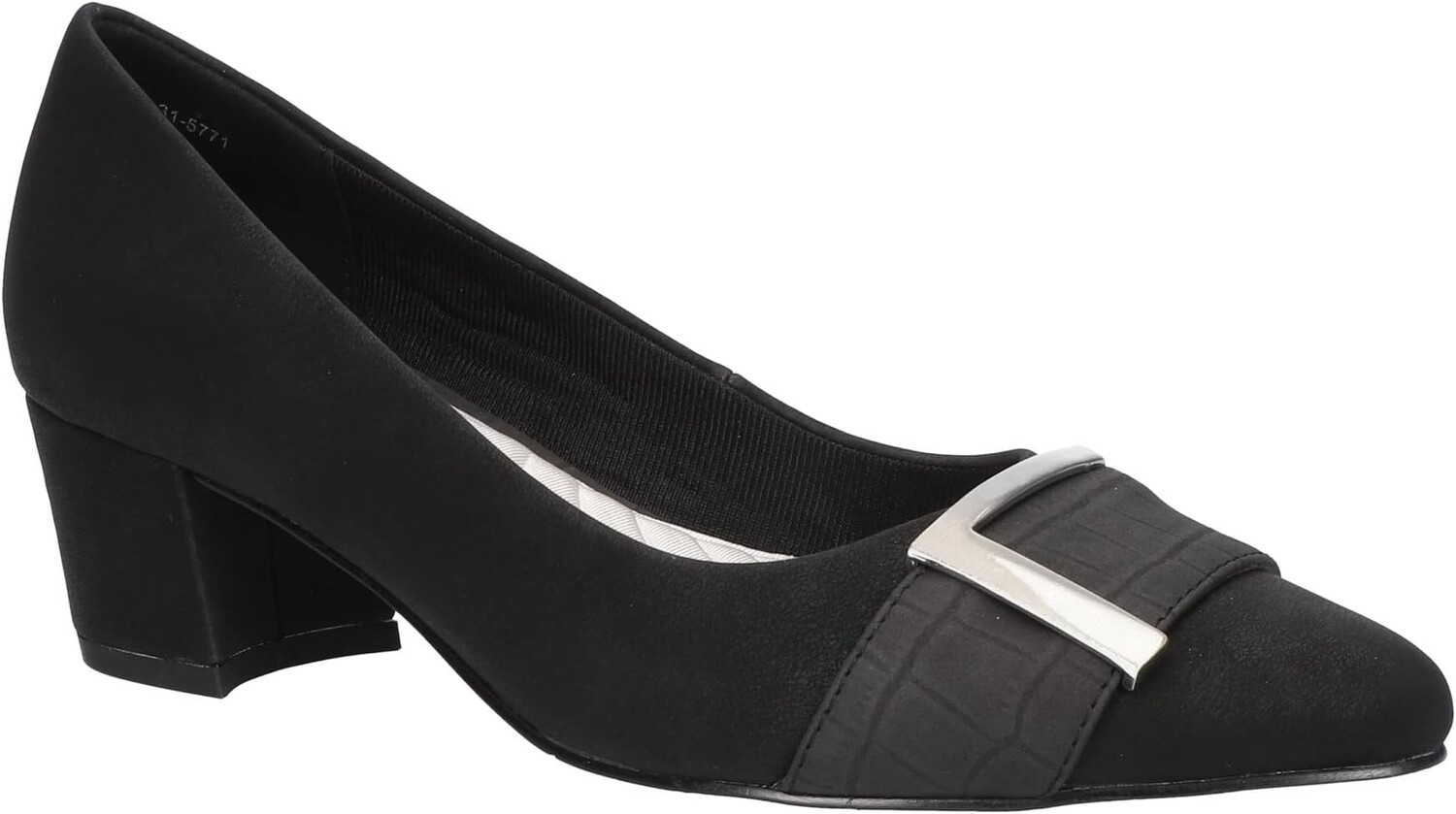 

Туфли Easy Street Cariel, цвет Black Matte/Black Croco