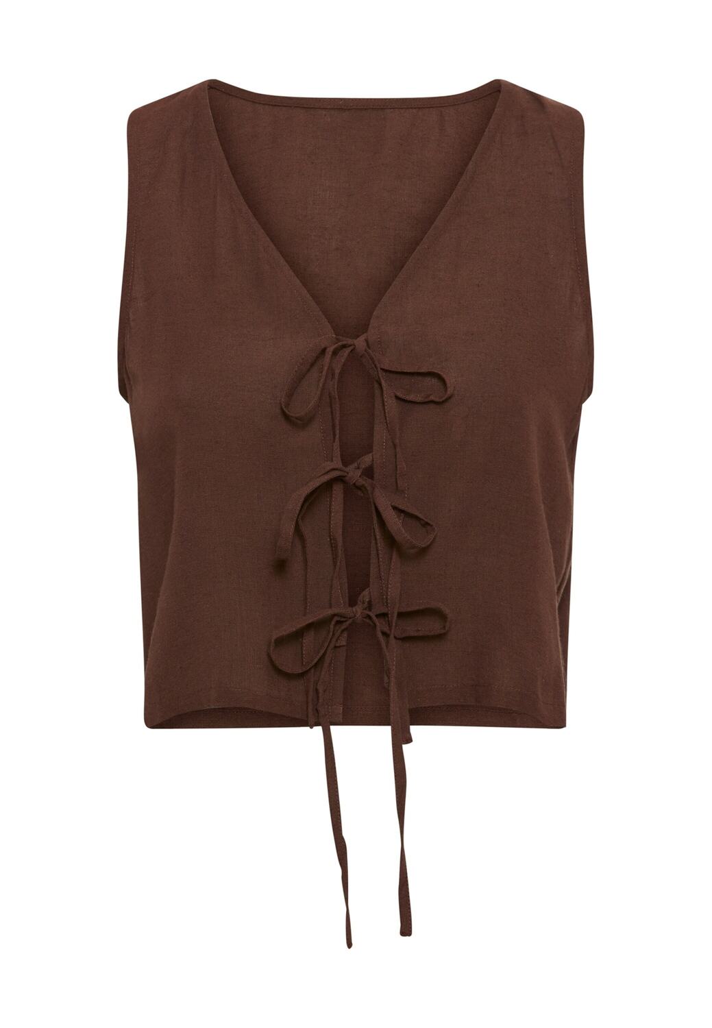 

LSCN by LASCANA Блузка в темно-коричневом цвете