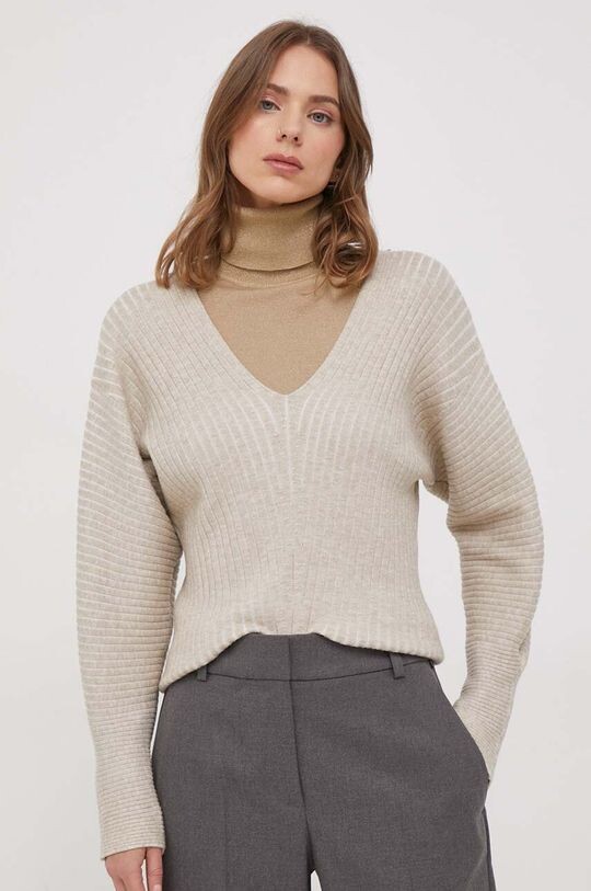 

Тонкий свитер DKNY, бежевый