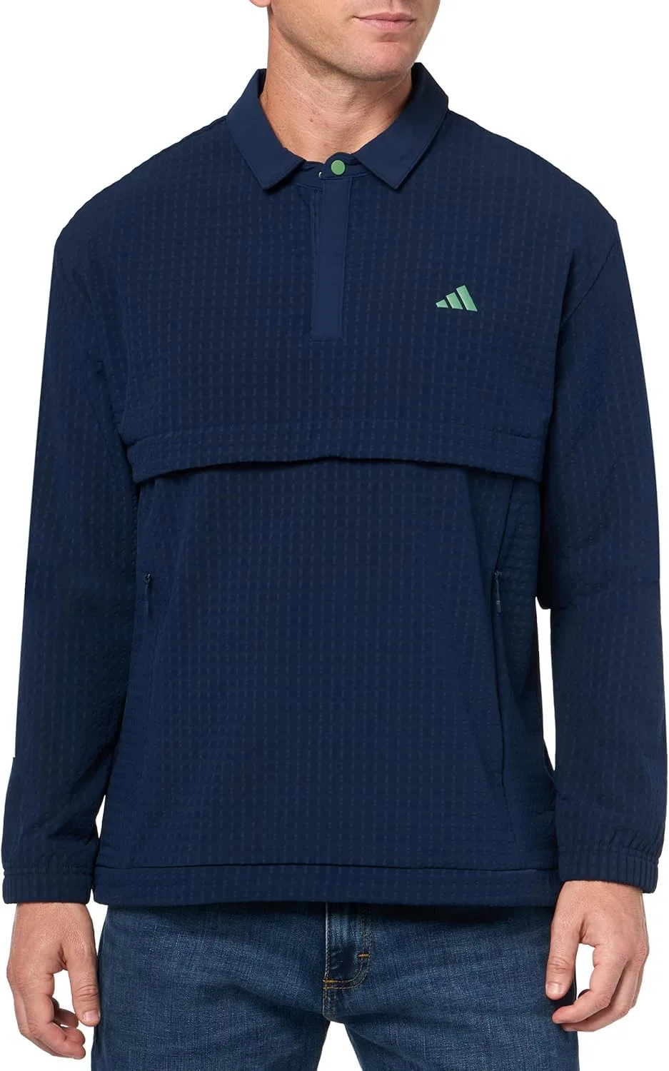 Мужская толстовка adidas Ultimate365 Tour Wind.rdy с застежкой-молнией до середины груди