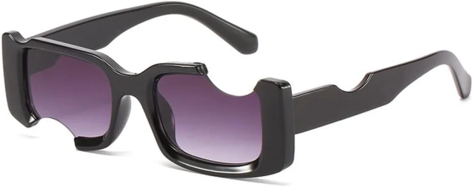 

Маленькие прямоугольные солнцезащитные очки для мужчин и женщин, винтажные квадратные, с черным градиентом, в стиле ретро, ​​фирменные очки MTZJH, Double Gray