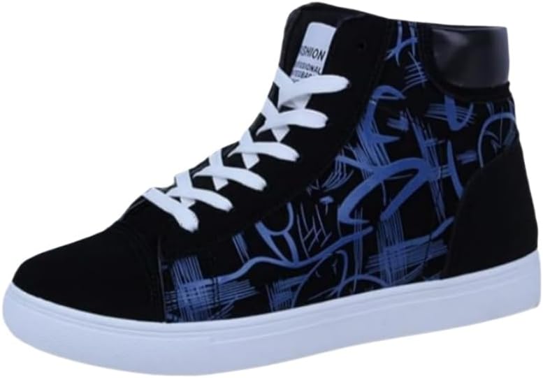 

Большие мужские туфли FmShi - повседневные текстильные кеды, спортивная обувь, модный высокие верхние, подходят для активного отдыха, повседневного использования и пробежек