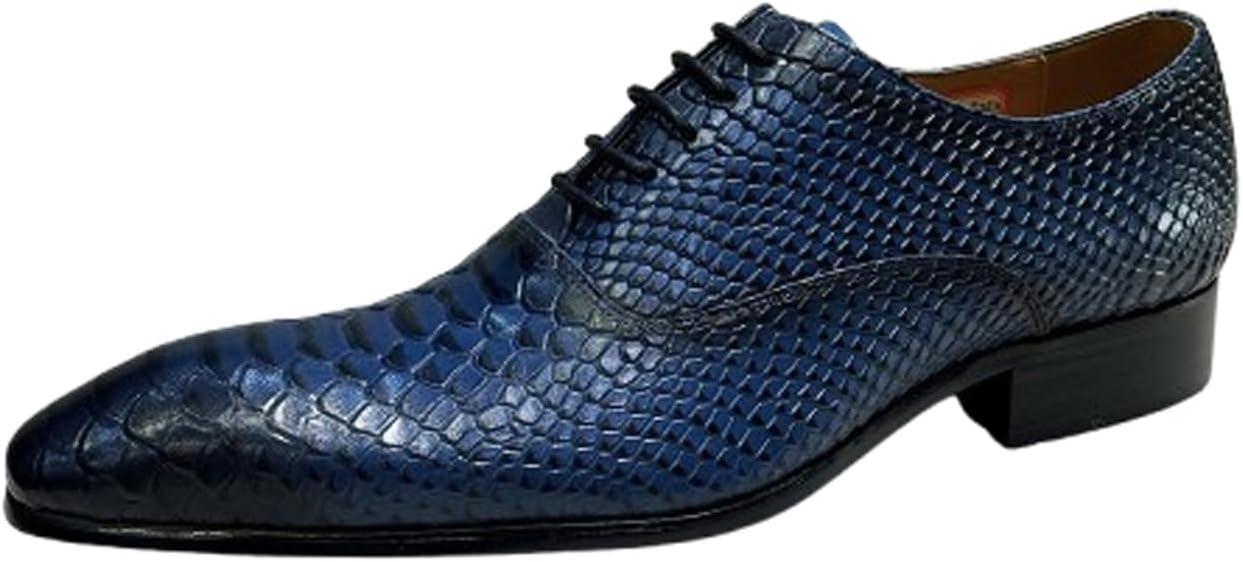 

Мужские слипоны Santimon Penny Loafers - удобные кожаные мокасины для бизнеса, офиса, вечеринок и свадеб, синий