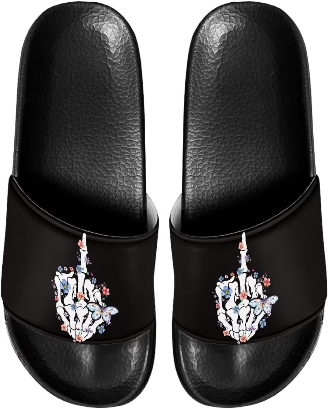 

Домашние тапочки для женщин и мужчин Mintulipy, Skull and Floral