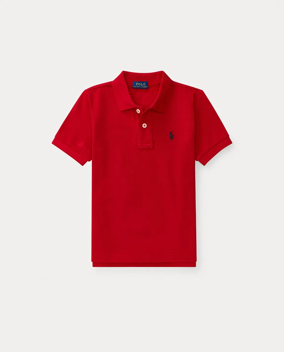 

Рубашка поло для мальчиков из пике и вышитой лошадкой Polo Ralph Lauren, красный