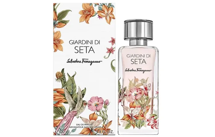 Ferragamo Парфюмерная вода Silk Mirror Mystic Realm Garden с цветочно-фруктовым аккордом вишневый цвет и ветивер 50 мл/100 мл, 50ml — фото 3