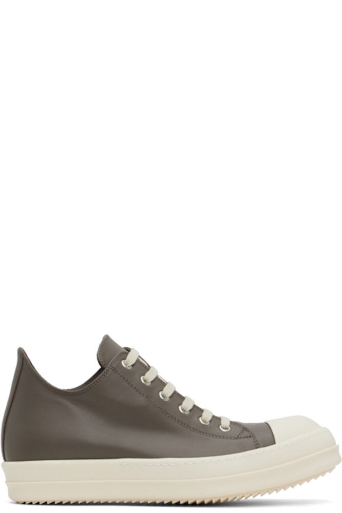 

Серые голливудские низкие кеды Rick Owens