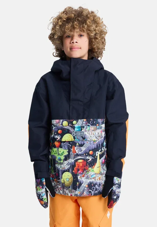 Технический анорак сноубордическая куртка Dc Shoes, kta outer world, черный — фото 2
