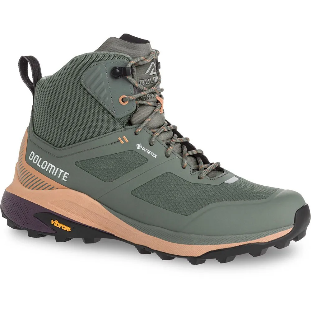 

Треккинговые ботинки Dolomite Nibelia High Goretex, зеленый/серый