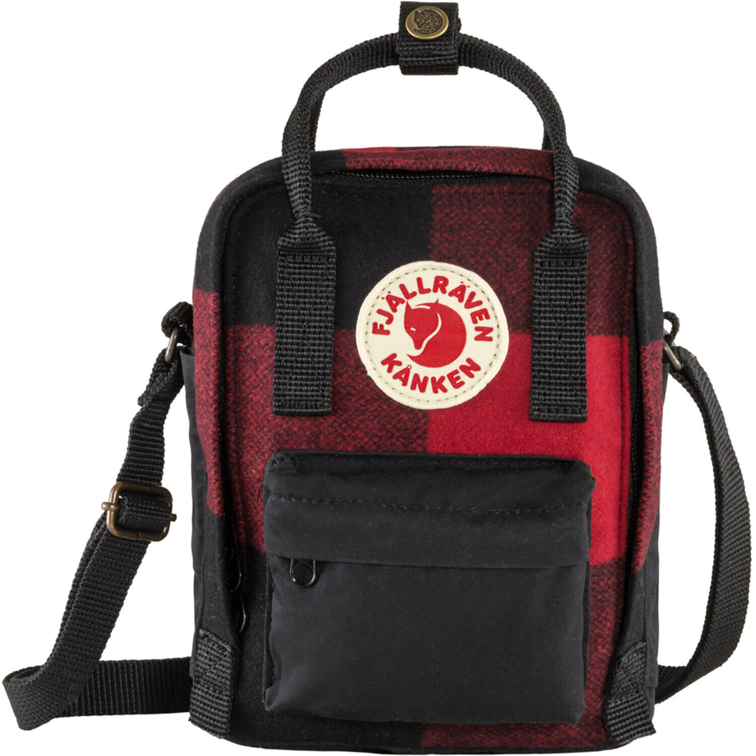 

Сумка через плечо FJÄLLRÄVEN Kånken Re Wool Sling, красный