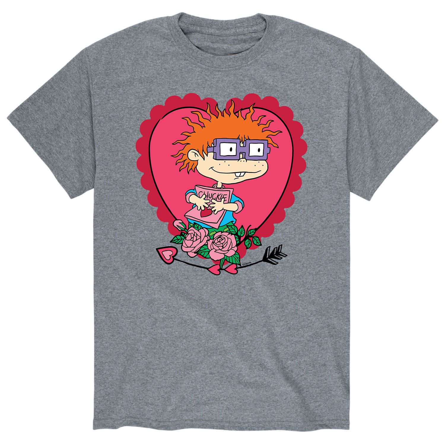 

Мужская футболка Rugrats Valentines Chuckie Love Licensed Character