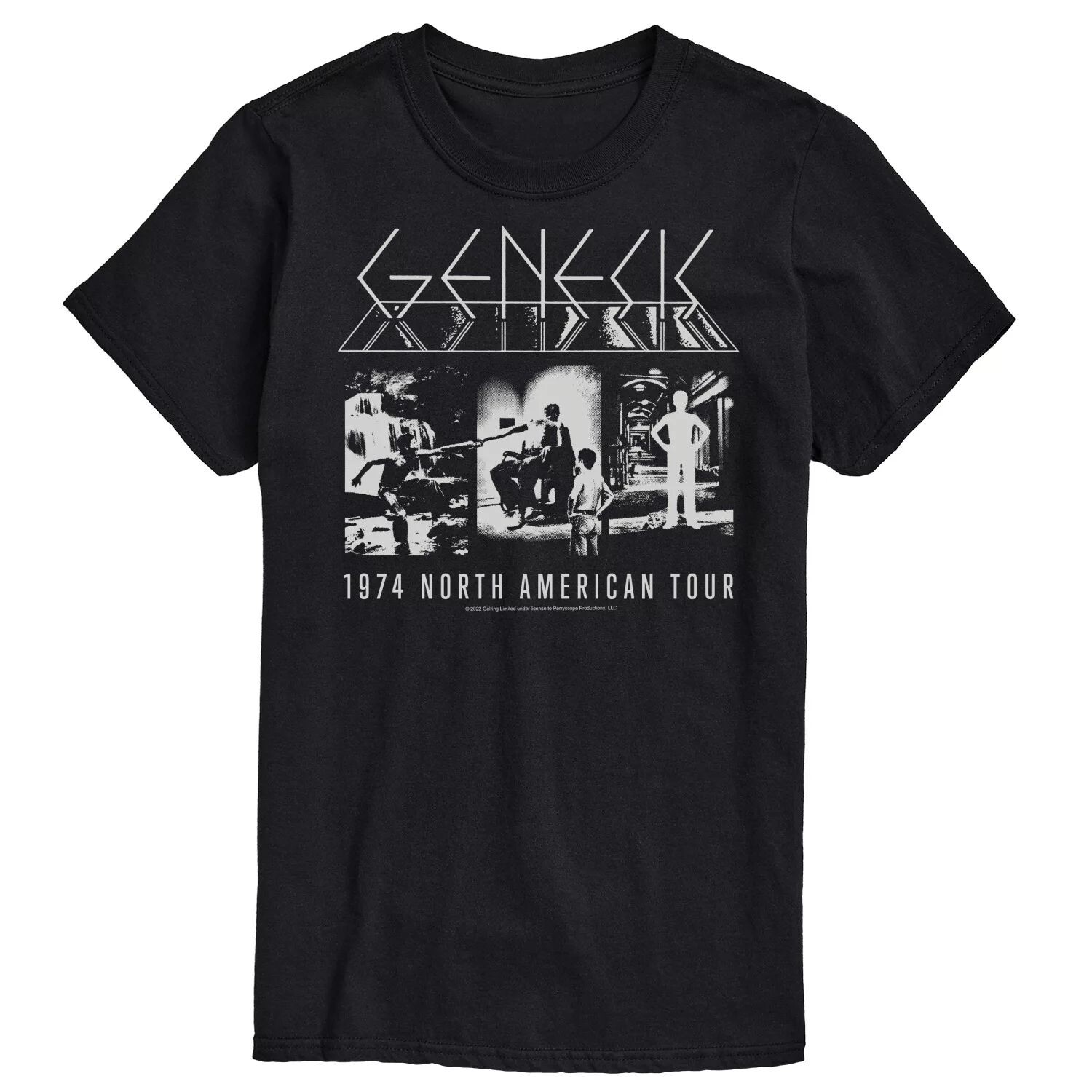 

Футболка Big & Tall Genesis Tour 74 Licensed Character, черный