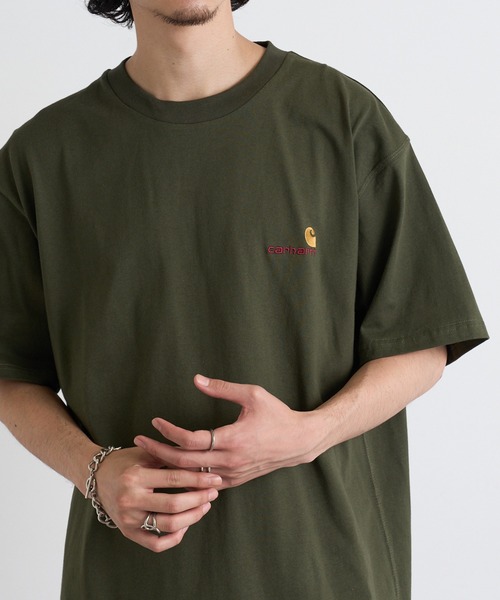 

Футболка, прямой крой Carhartt WIP, зеленый