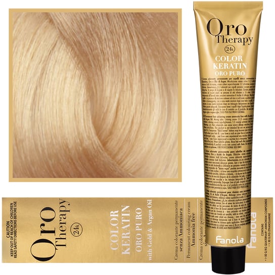 

Краска для волос, 100 мл Fanola, Oro Therapy, Color Keratin Oro Puro, 10.3