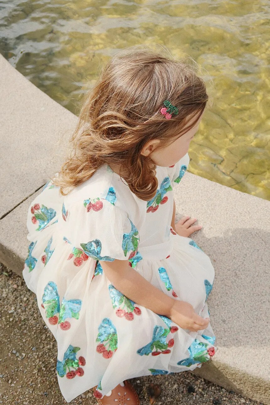

Платье HEARTLILY DRESS GRS Konges Sløjd, бежевый