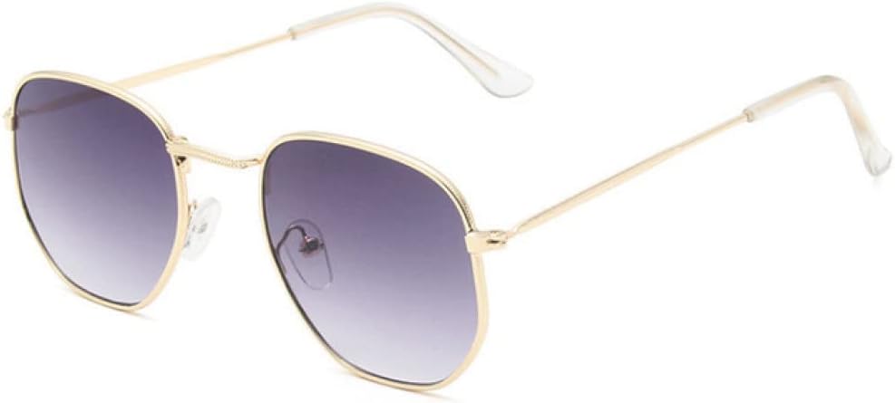 

Металлические квадратные солнцезащитные очки для женщин, винтажные солнцезащитные очки, модные женские очки с зеркальными линзами, дизайнерские очки MUTYNE, Double Gray