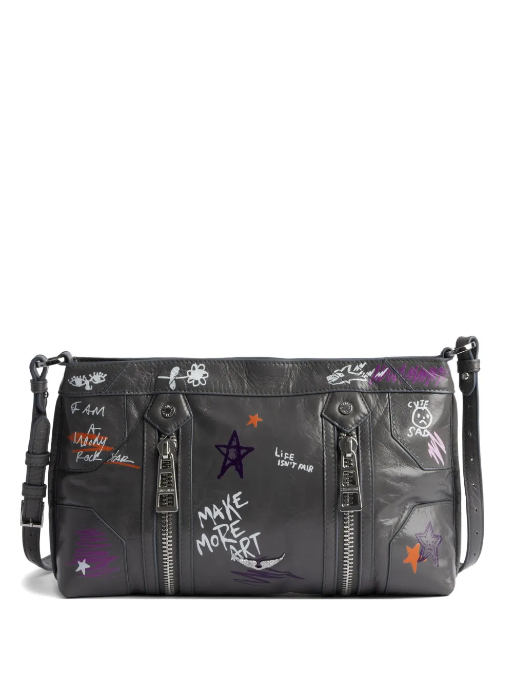 

Сумка через плечо X Humberto Cruz Sunny Mood Zadig&Voltaire, серый