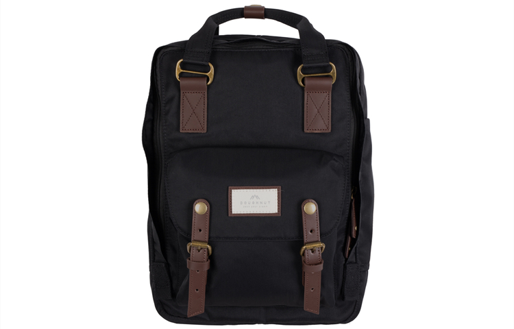 

Нейлоновый рюкзак для ноутбука унисекс черный Doughnut, светло-розовый и темно-синий