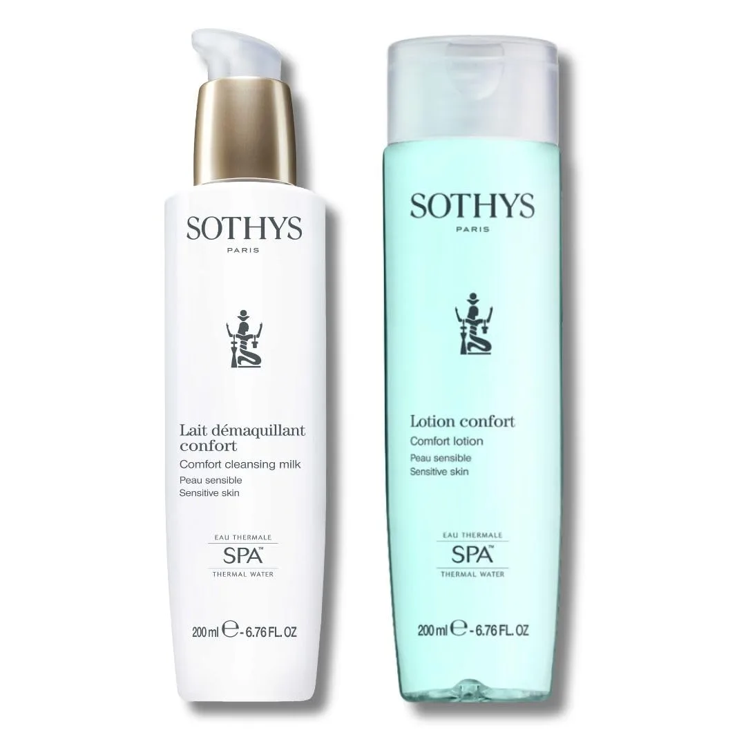 Набор для умывания SOTHYS Comfort: молочко и лосьон для чувствительной кожи