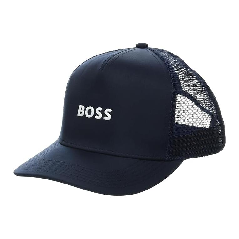 

Хлопковая бейсболка женская морская синяя HUGO BOSS