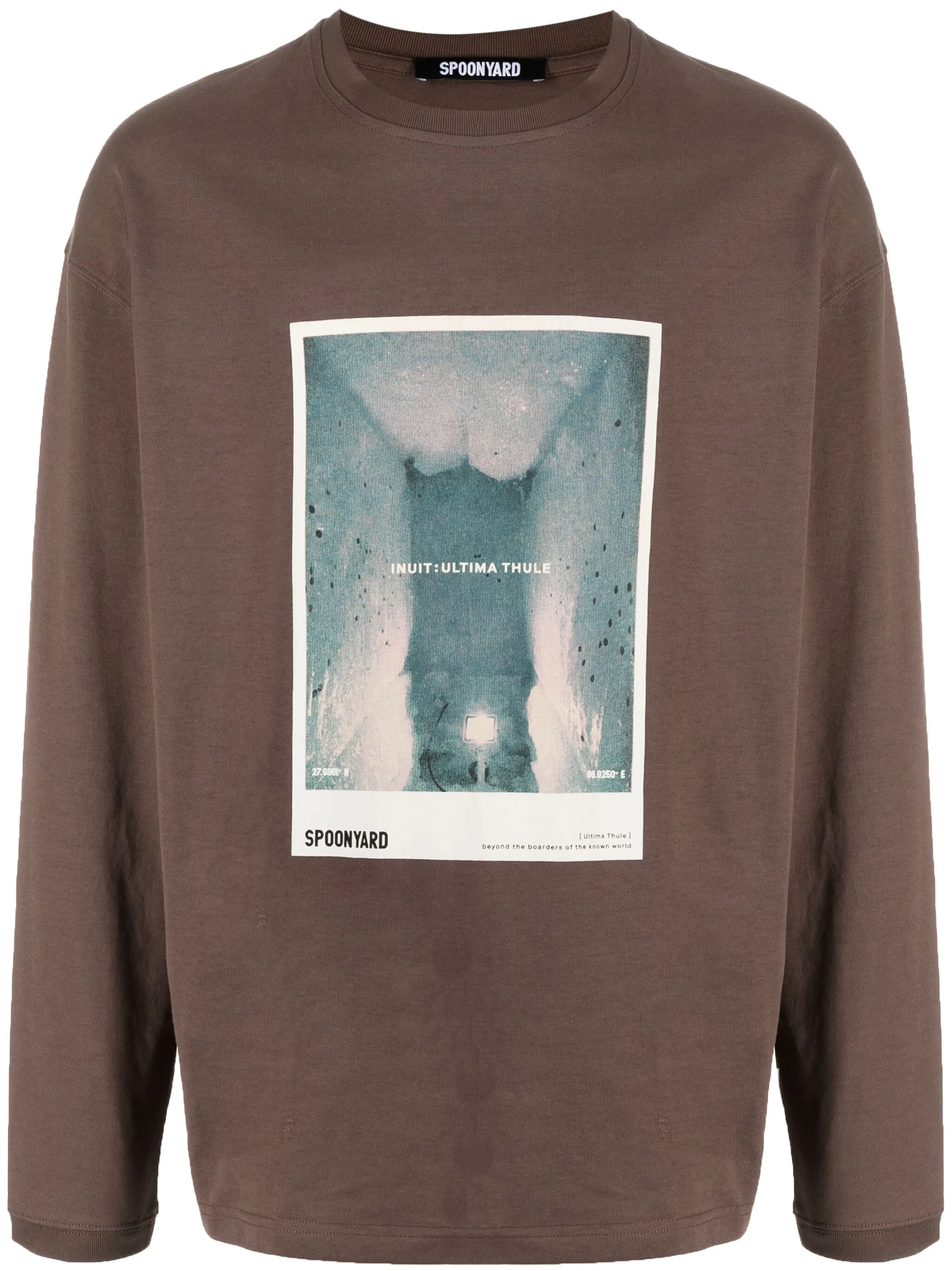 

Футболка с принтом Spoonyard, коричневый