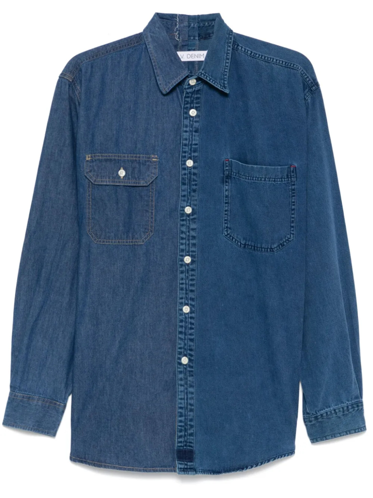 

E.L.V DENIM джинсовая рубашка, синий