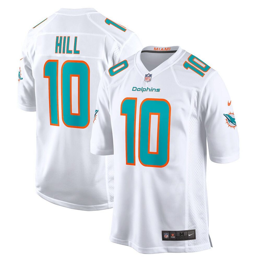 

Мужское белое джерси Nike Tyreek Hill Miami Dolphins Game, цвет Dol White
